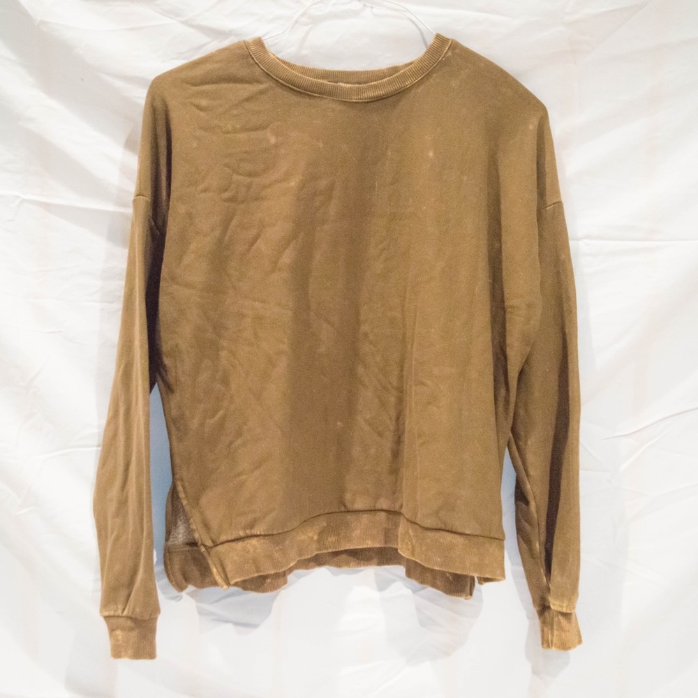 Distressed sweater